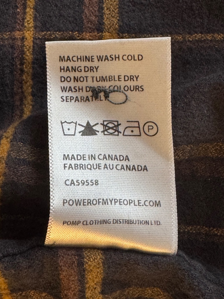 Power Of My People Pomp - Plaid Flannel Size S/P - The Gentlewoman Proper Fit — image 8 of 8